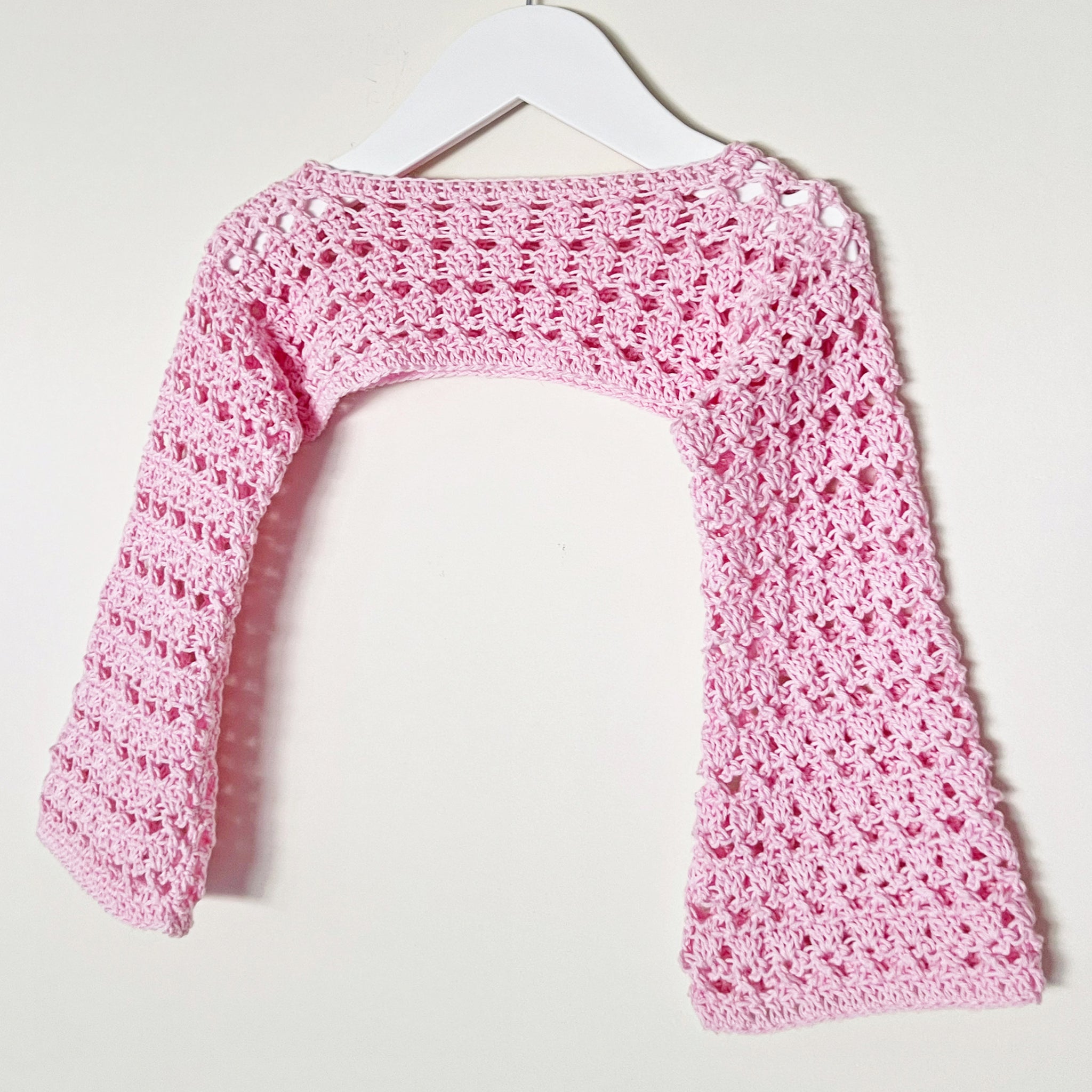CROCHET PATTERN - Children's Azaria Shrug – Peach&Paige
