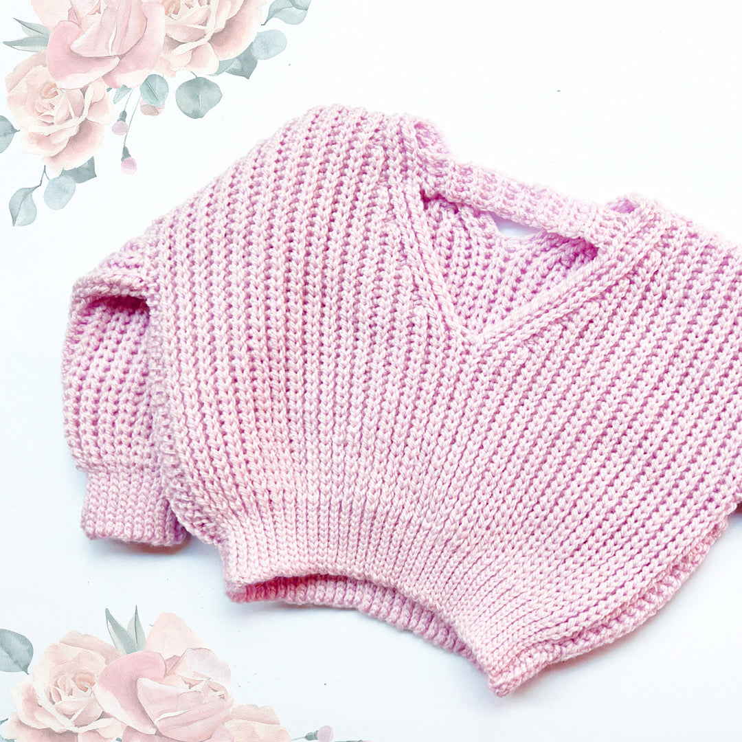 CROCHET PATTERN Zara Sweater – Peach&Paige
